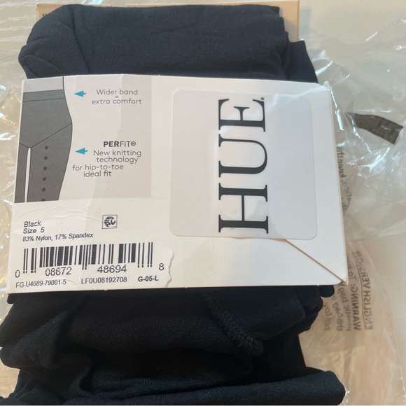 Hue Black Opaque Tights - Picture 2 of 7
